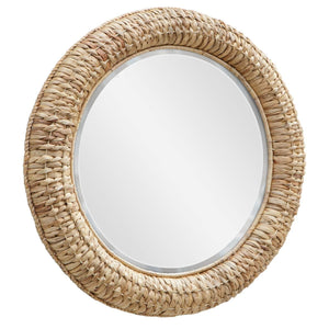 Twisted Seagrass Round Mirror - available in various shapes, sizes, and frame styles | Image 4 | InSTYLE Home & Rugs