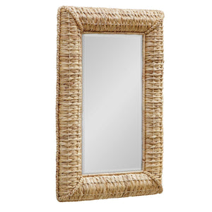 Twisted Seagrass Rectangle Mirror - elegant and functional accent pieces for any room | Image 3 | InSTYLE Home & Rugs