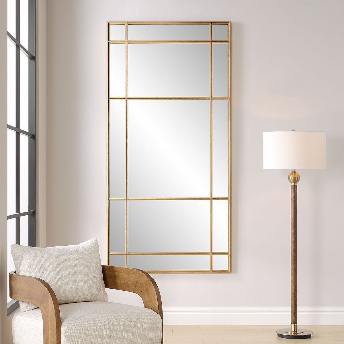 Spurgeon Mirror, Gold - available in various shapes, sizes, and frame styles | Image 1 | InSTYLE Home & Rugs