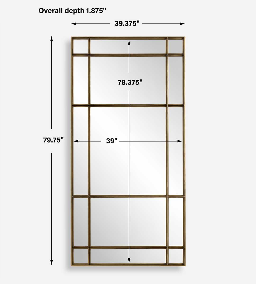 Spurgeon Mirror, Gold - available in various shapes, sizes, and frame styles | Image 7 | InSTYLE Home & Rugs