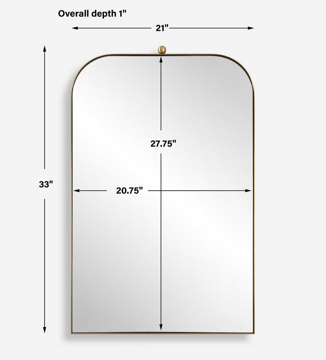 Cassidy Arch Mirror - elegant and functional accent pieces for any room | Image 6 | InSTYLE Home & Rugs