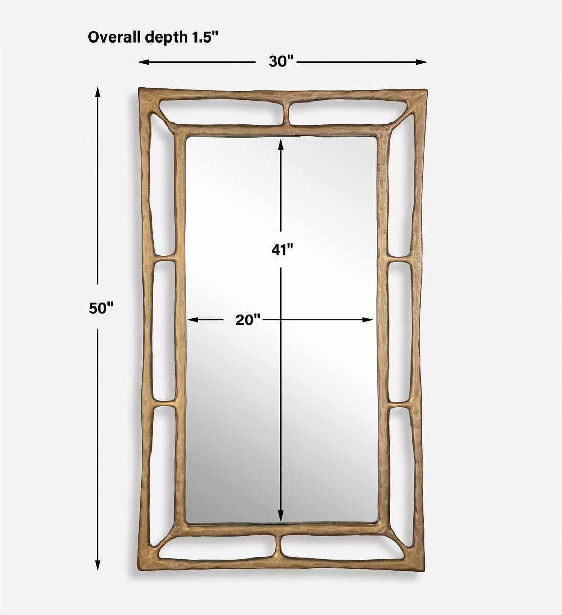 Felix Rectangle Mirror - perfect for enhancing light and creating a sense of space | Image 6 | InSTYLE Home & Rugs