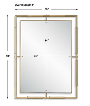It's All Connected Mirror - perfect for enhancing light and creating a sense of space | Image 6 | InSTYLE Home & Rugs