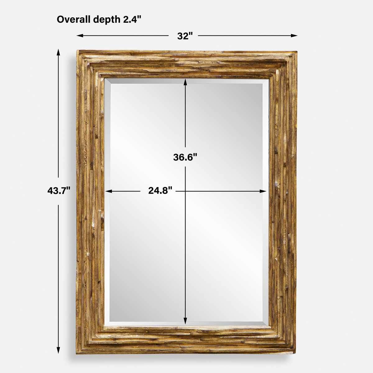 Overlap Mirror - perfect for enhancing light and creating a sense of space | Image 6 | InSTYLE Home & Rugs