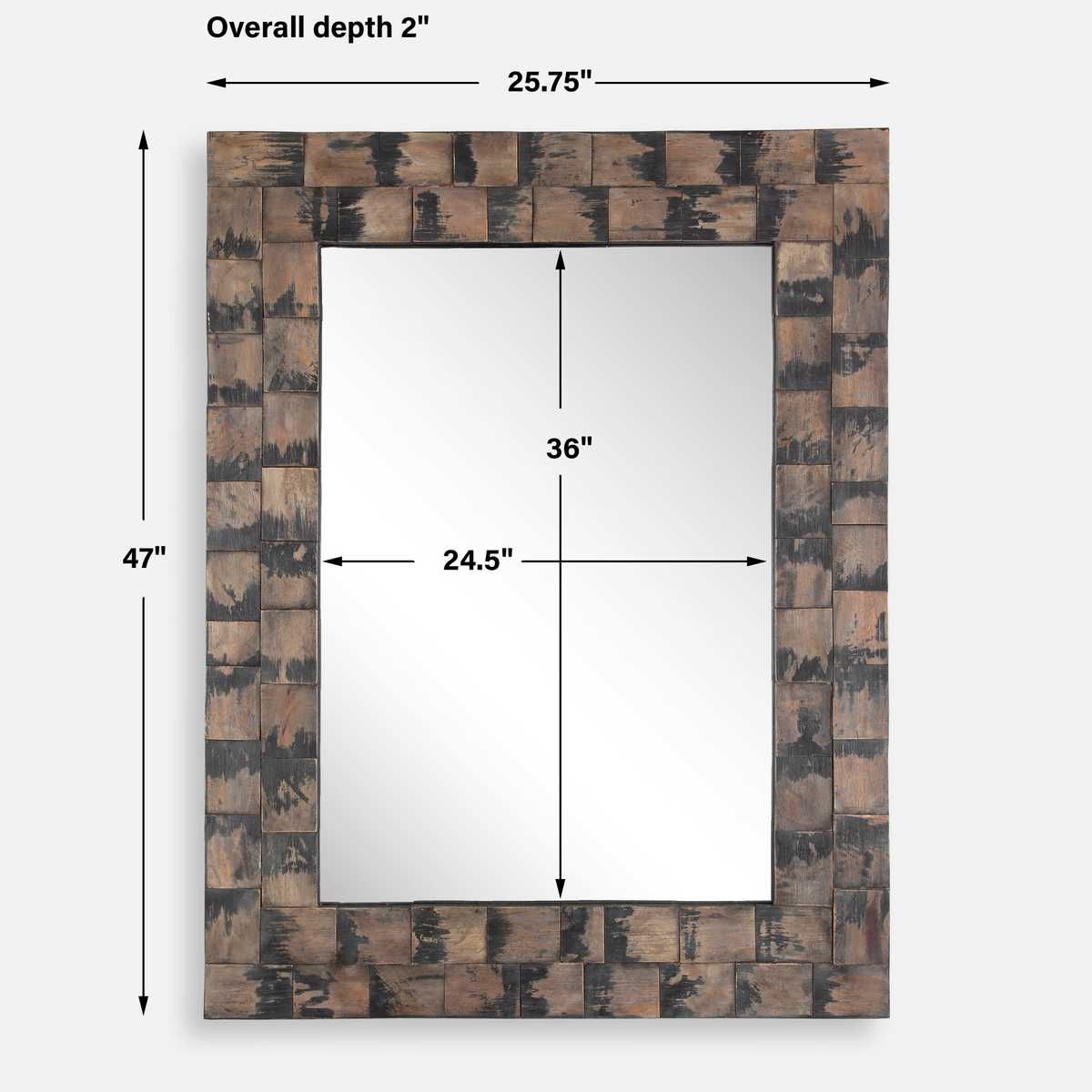Burke Mirror - available in various shapes, sizes, and frame styles | Image 6 | InSTYLE Home & Rugs