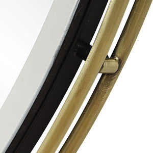 Wesley Round Mirror - perfect for enhancing light and creating a sense of space | Image 5 | InSTYLE Home & Rugs