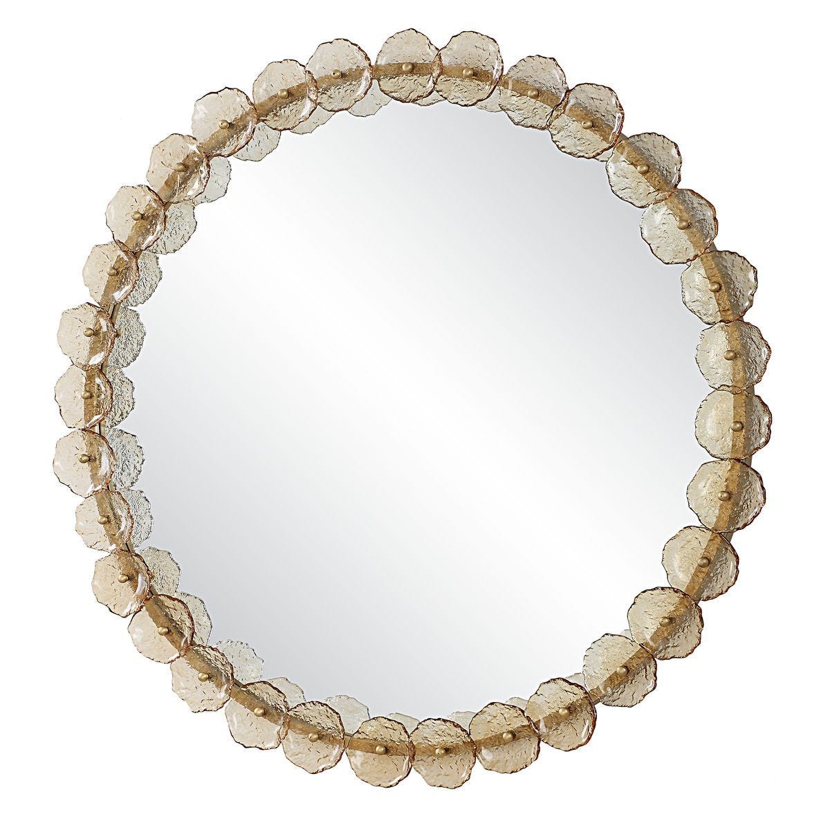 Nolina Round Mirror, 2 CARTONS - perfect for enhancing light and creating a sense of space | Image 4 | InSTYLE Home & Rugs