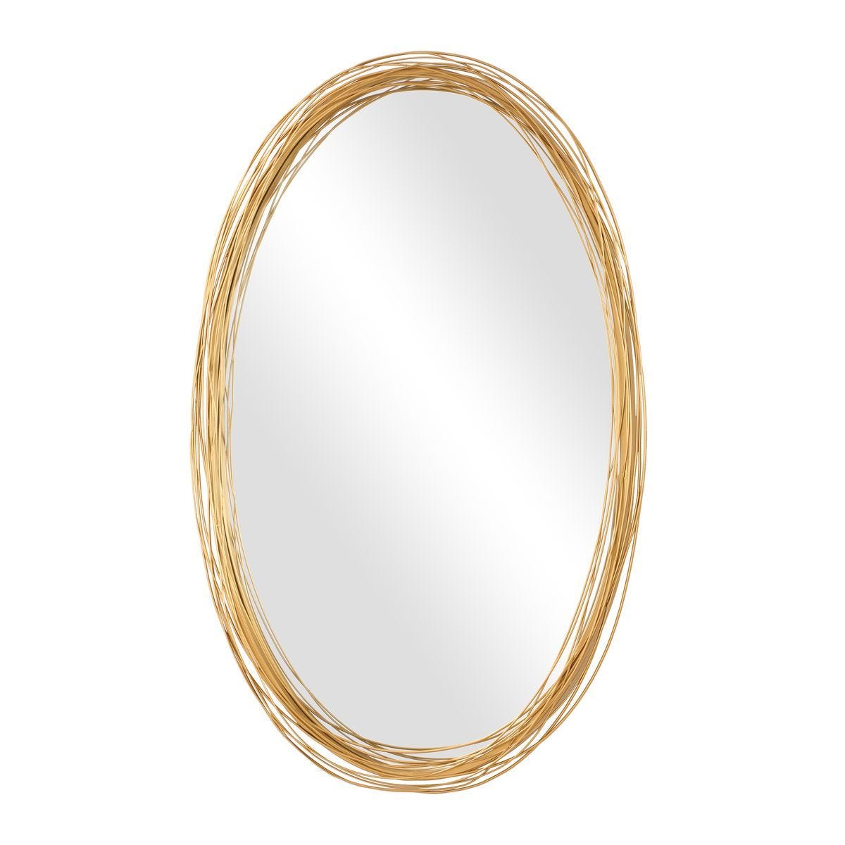 Gillian Oval Mirror - perfect for enhancing light and creating a sense of space | Image 4 | InSTYLE Home & Rugs