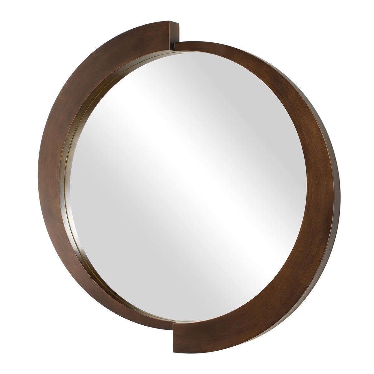 Reverse Round Mirror - perfect for enhancing light and creating a sense of space | Image 3 | InSTYLE Home & Rugs