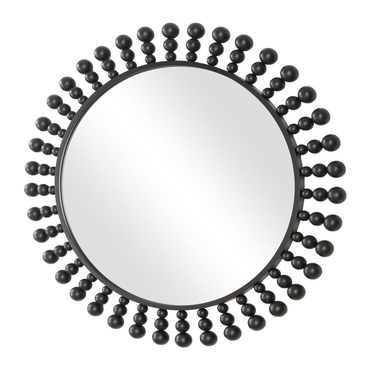 Aziel Round Mirror - elegant and functional accent pieces for any room | Image 4 | InSTYLE Home & Rugs