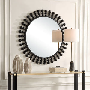Aziel Round Mirror - elegant and functional accent pieces for any room | Image 3 | InSTYLE Home & Rugs