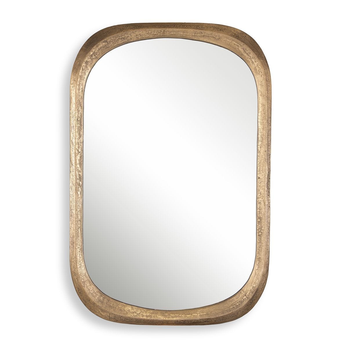 Malone Mirror, Brass - perfect for enhancing light and creating a sense of space | Image 2 | InSTYLE Home & Rugs