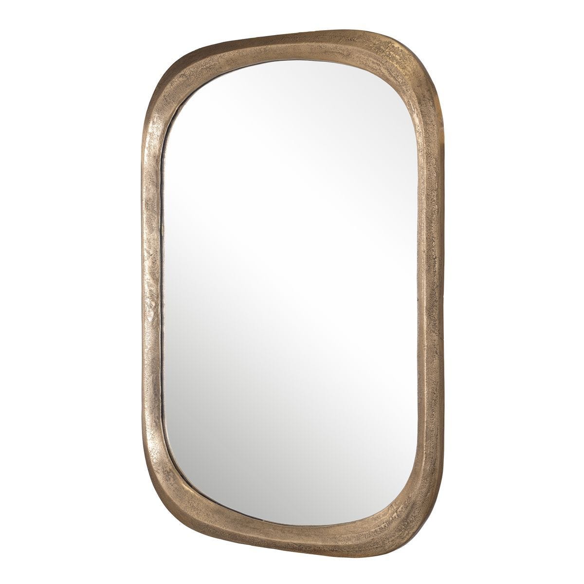 Malone Mirror, Brass - perfect for enhancing light and creating a sense of space | Image 4 | InSTYLE Home & Rugs