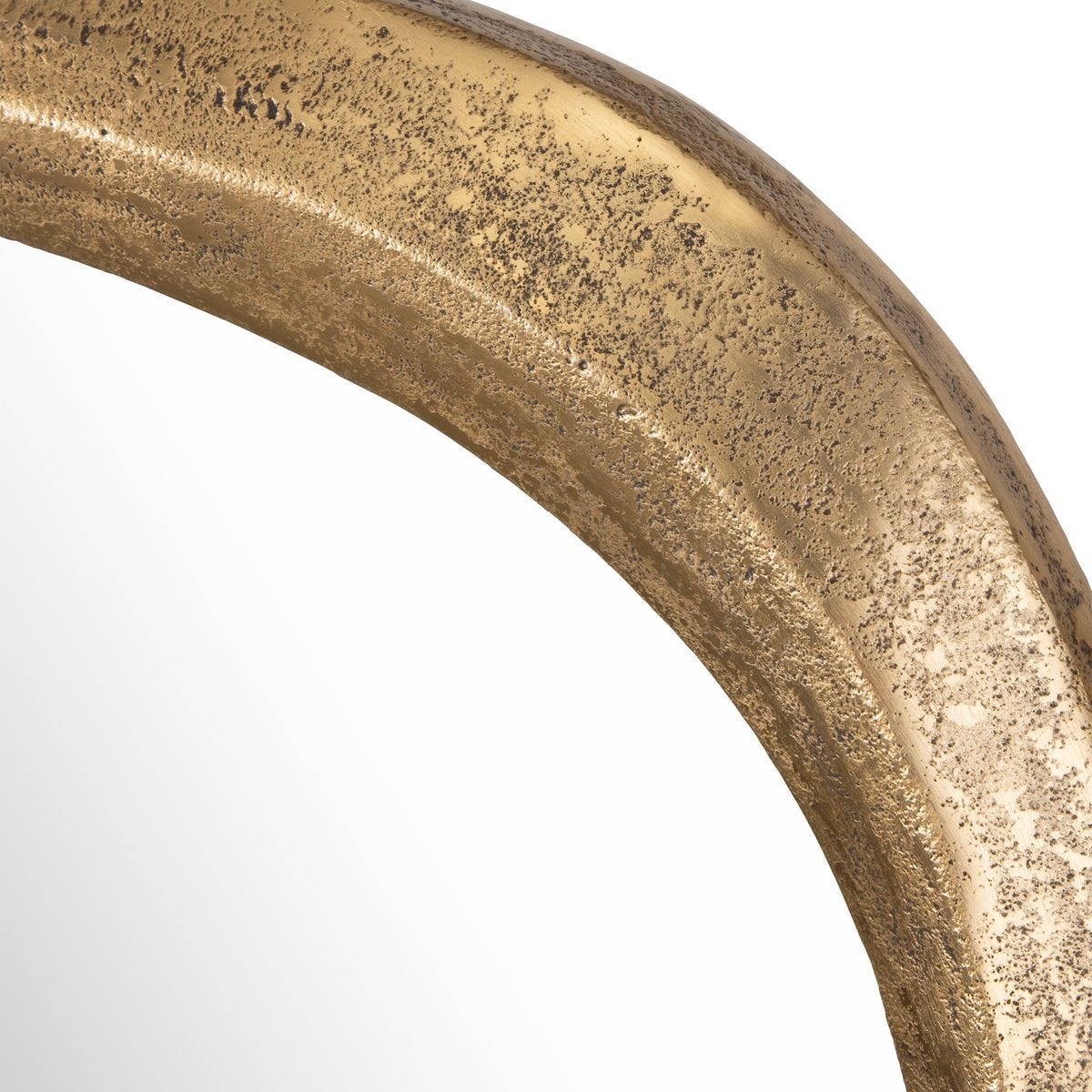 Malone Mirror, Brass - perfect for enhancing light and creating a sense of space | Image 5 | InSTYLE Home & Rugs