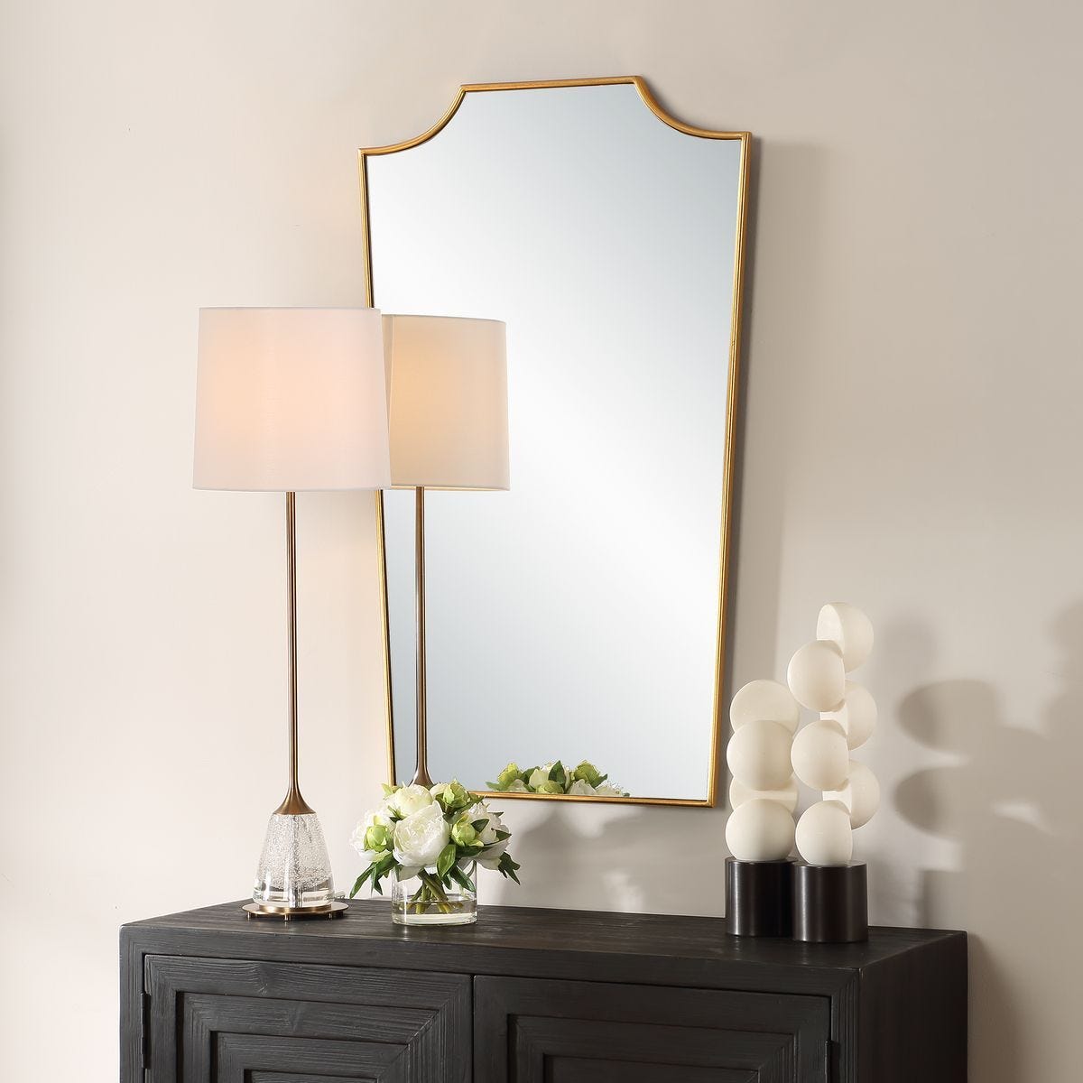 Demure Mirror - perfect for enhancing light and creating a sense of space | Image 3 | InSTYLE Home & Rugs