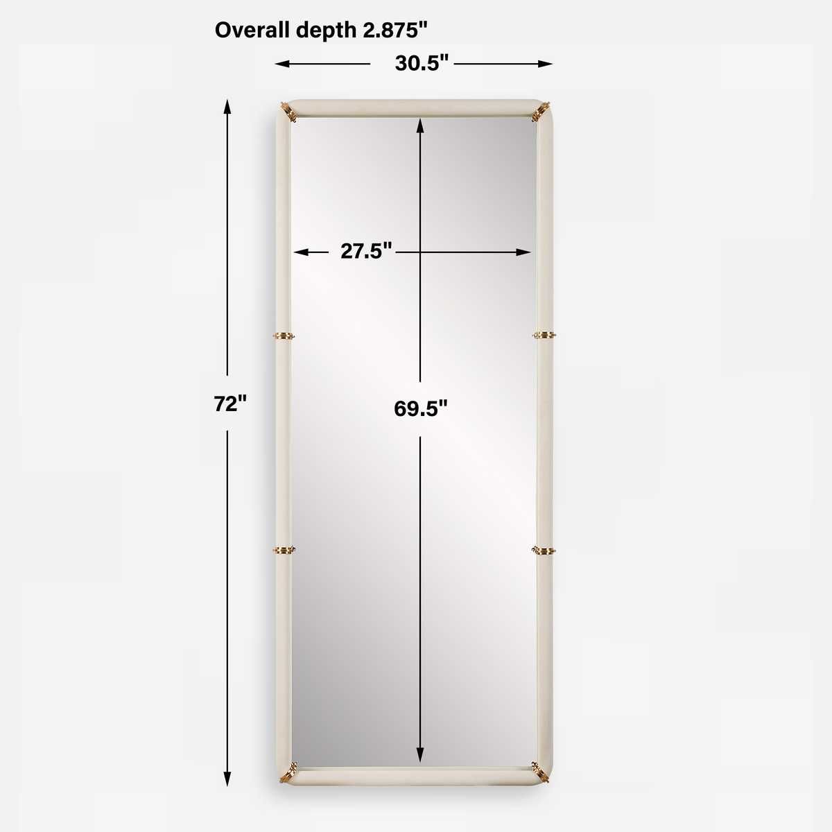 Cyprus Tall Mirror - available in various shapes, sizes, and frame styles | Image 6 | InSTYLE Home & Rugs