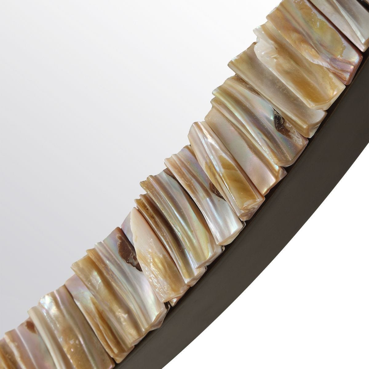 Odeon Round Mirror - perfect for enhancing light and creating a sense of space | Image 5 | InSTYLE Home & Rugs