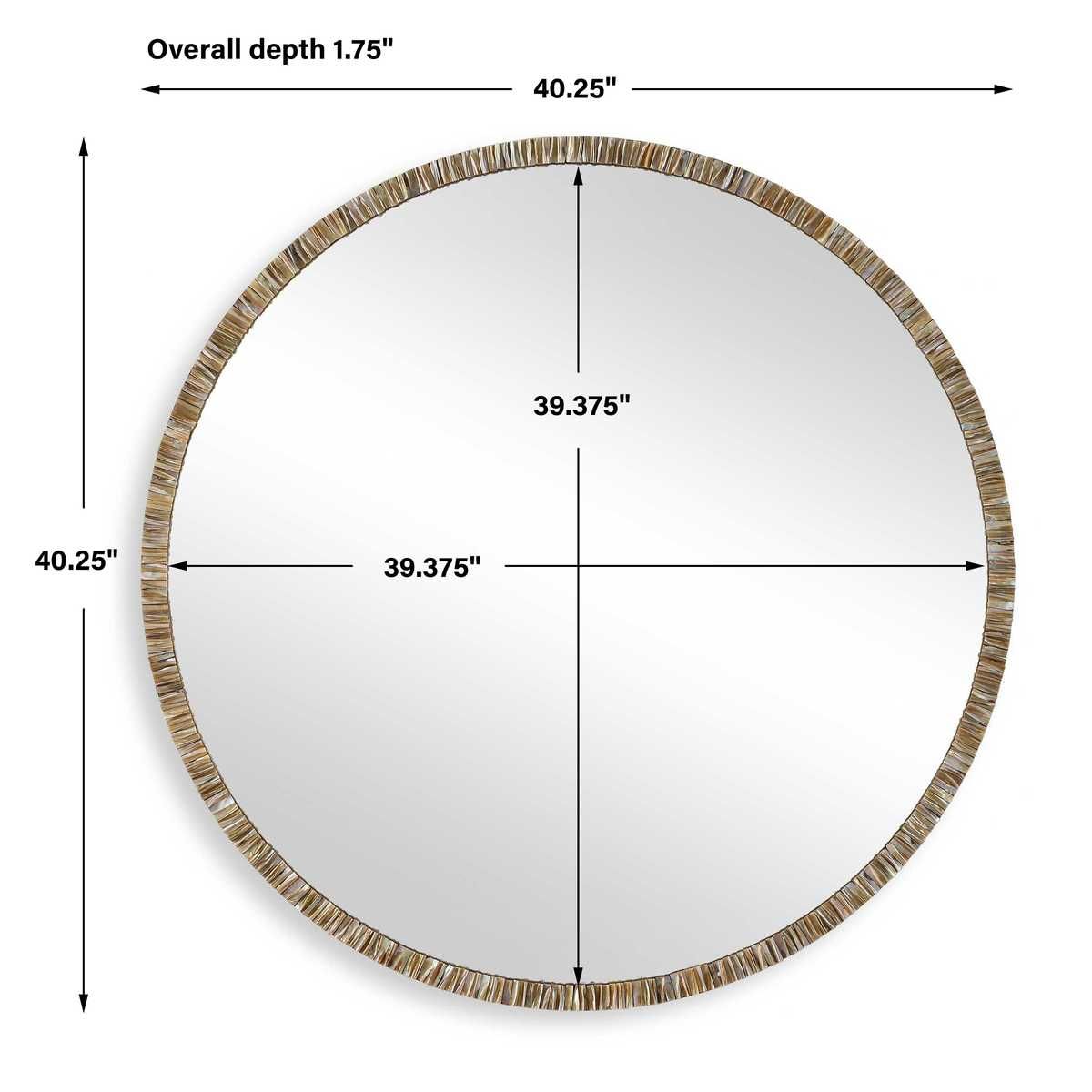 Odeon Round Mirror - perfect for enhancing light and creating a sense of space | Image 6 | InSTYLE Home & Rugs