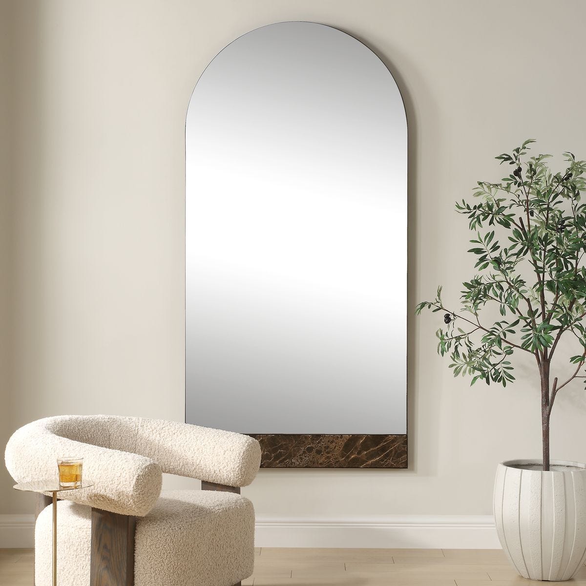 Hanover Arch Mirror - elegant and functional accent pieces for any room | Image 1 | InSTYLE Home & Rugs