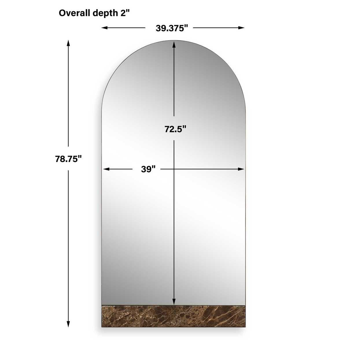 Hanover Arch Mirror - elegant and functional accent pieces for any room | Image 6 | InSTYLE Home & Rugs