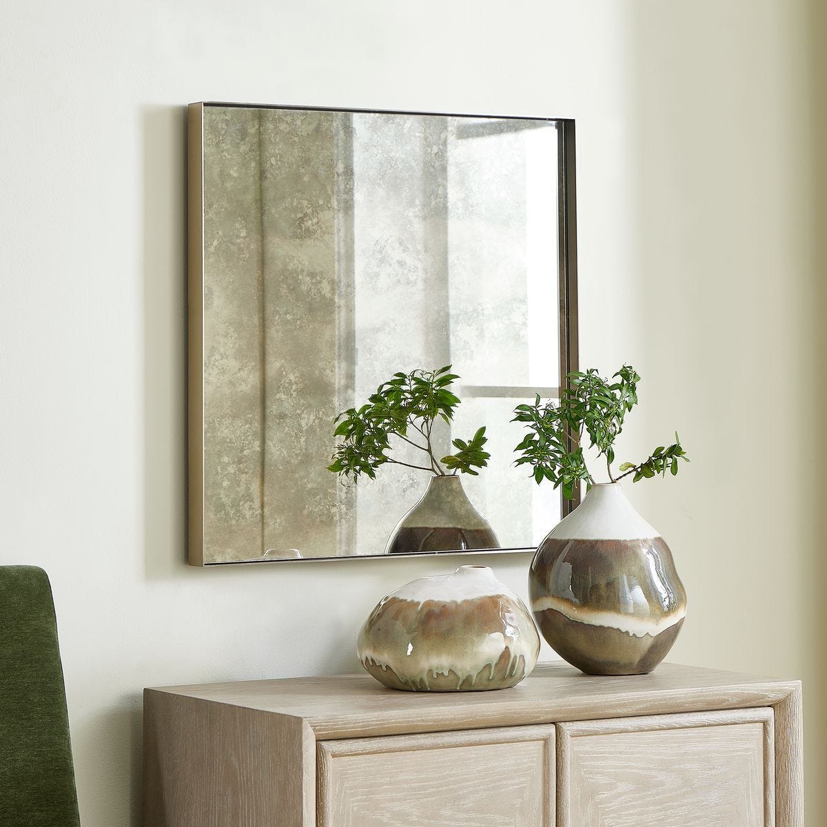 Fredric Square Mirror - available in various shapes, sizes, and frame styles | Image 3 | InSTYLE Home & Rugs