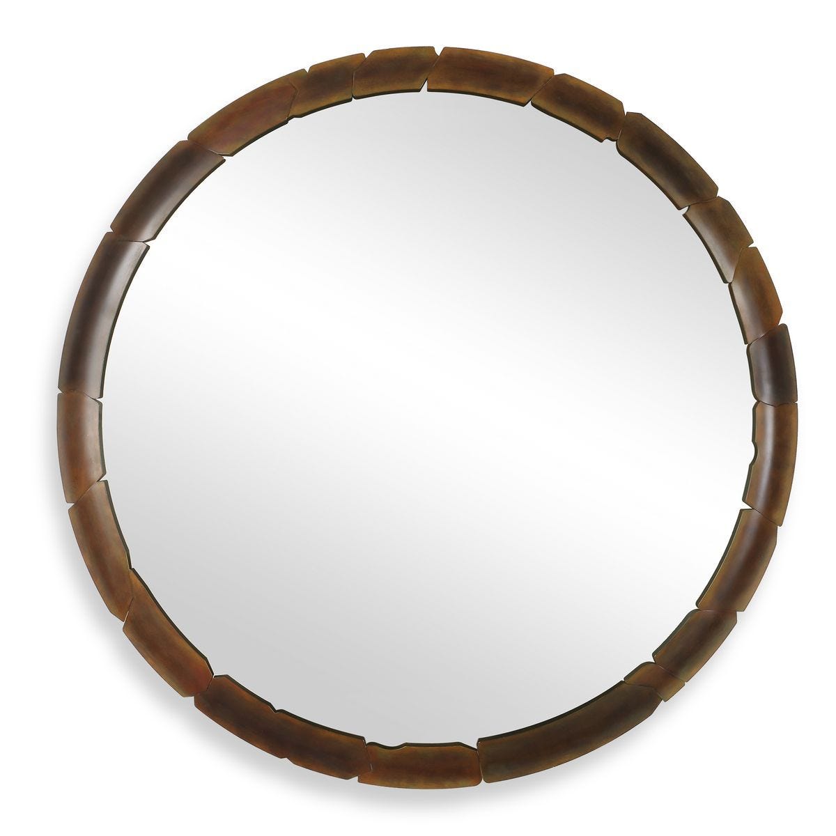 Auger Round Mirror - elegant and functional accent pieces for any room | Image 2 | InSTYLE Home & Rugs