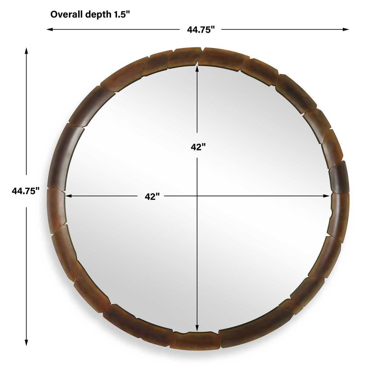 Auger Round Mirror - elegant and functional accent pieces for any room | Image 6 | InSTYLE Home & Rugs