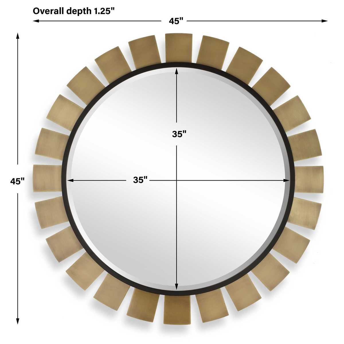 Toluca Round Mirror - elegant and functional accent pieces for any room | Image 6 | InSTYLE Home & Rugs