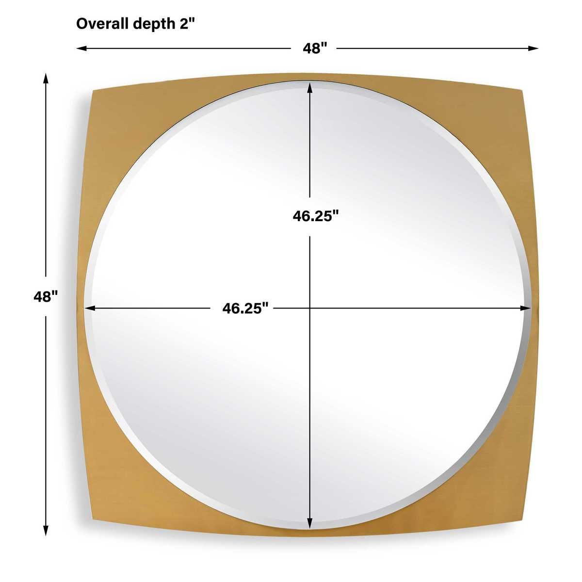 Neilia Mirror - available in various shapes, sizes, and frame styles | Image 6 | InSTYLE Home & Rugs