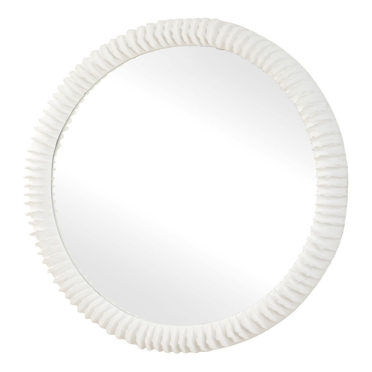 Akiko Round Mirror - perfect for enhancing light and creating a sense of space | Image 4 | InSTYLE Home & Rugs