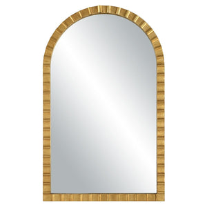 Dandridge Arch Mirror, Gold - perfect for enhancing light and creating a sense of space | Image 2 | InSTYLE Home & Rugs