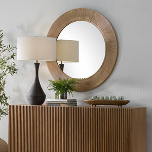 Tano Round Mirror - available in various shapes, sizes, and frame styles | Image 3 | InSTYLE Home & Rugs