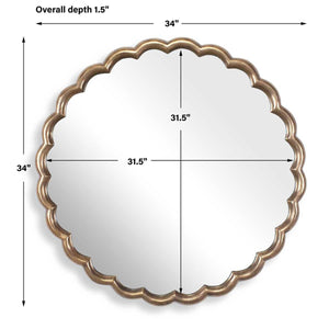 Cerrito Round Mirror - available in various shapes, sizes, and frame styles | Image 6 | InSTYLE Home & Rugs