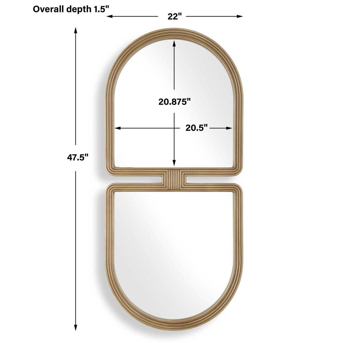 Jacques Mirror - perfect for enhancing light and creating a sense of space | Image 6 | InSTYLE Home & Rugs