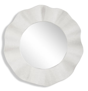 Wave Length Round Mirror - full-length mirror for creating the illusion of space and light | Image 2 | InSTYLE Home & Rugs