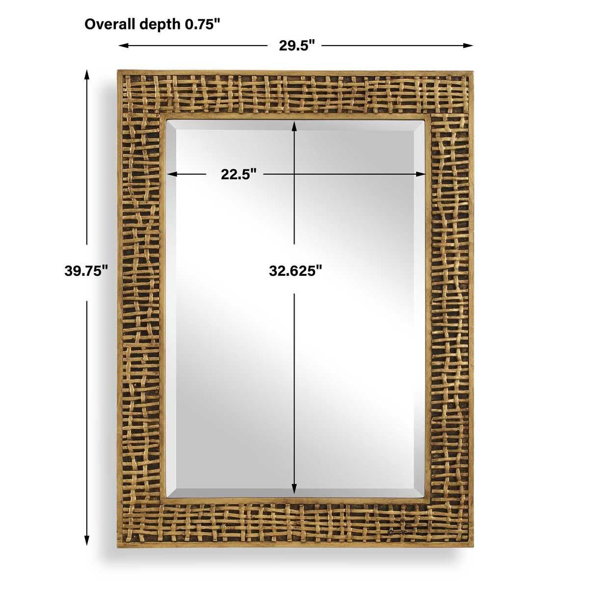 Woven In Time Mirror - available in various shapes, sizes, and frame styles | Image 6 | InSTYLE Home & Rugs