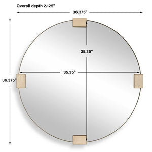 Russo Round Mirror - available in various shapes, sizes, and frame styles | Image 6 | InSTYLE Home & Rugs