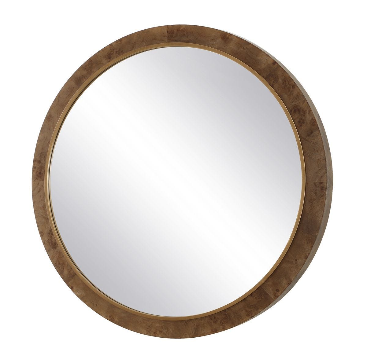 Cleveland Round Mirror - perfect for enhancing light and creating a sense of space | Image 4 | InSTYLE Home & Rugs