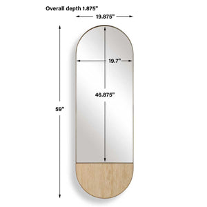 Russo Tall Oval Mirror - elegant and functional accent pieces for any room | Image 7 | InSTYLE Home & Rugs