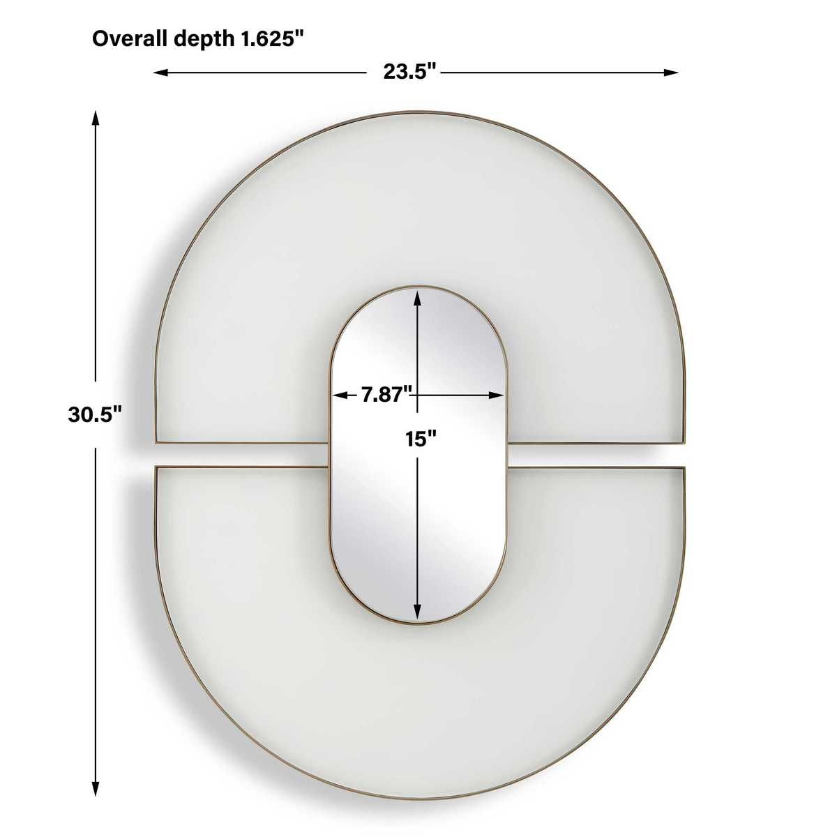 Encase Oval Mirror - available in various shapes, sizes, and frame styles | Image 6 | InSTYLE Home & Rugs