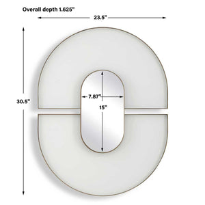 Encase Oval Mirror - available in various shapes, sizes, and frame styles | Image 6 | InSTYLE Home & Rugs