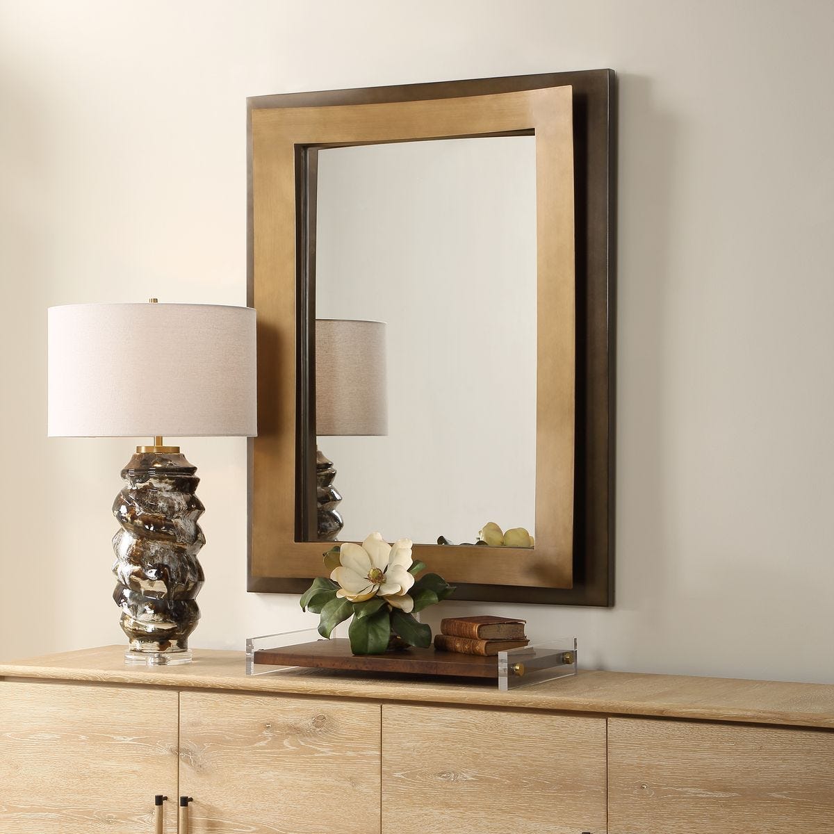 Around The Bend Mirror - perfect for enhancing light and creating a sense of space | Image 3 | InSTYLE Home & Rugs