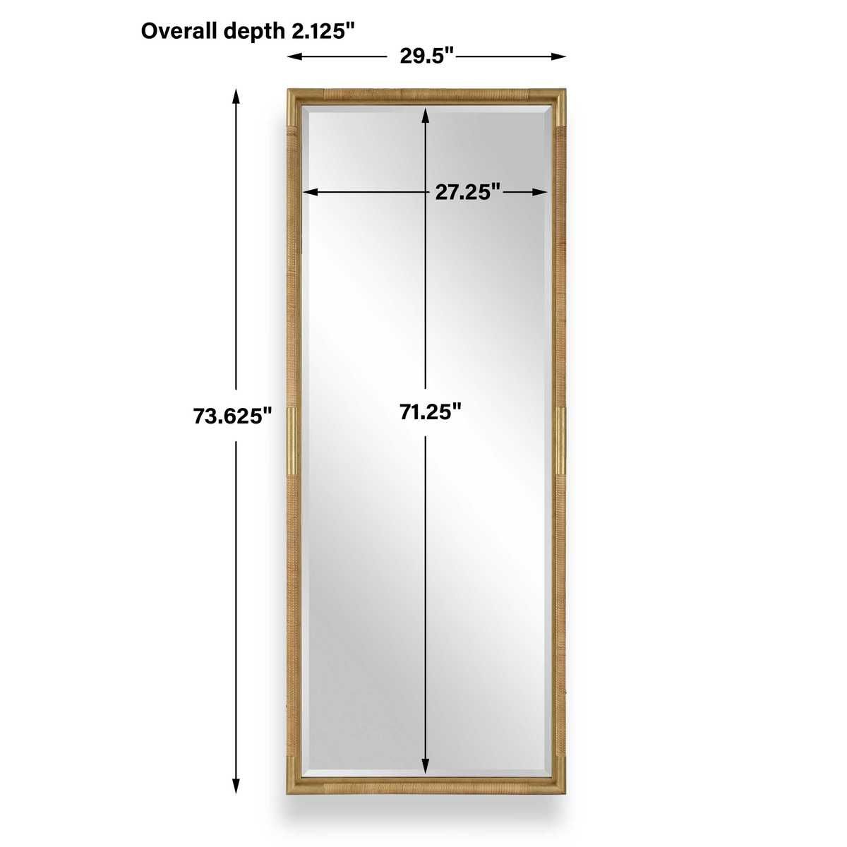Kampar Tall Mirror - available in various shapes, sizes, and frame styles | Image 6 | InSTYLE Home & Rugs
