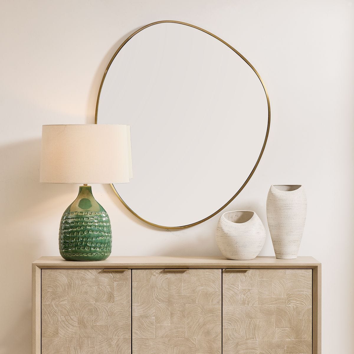 Distort Mirror - modern mirror with sleek design for contemporary interiors | Image 1 | InSTYLE Home & Rugs