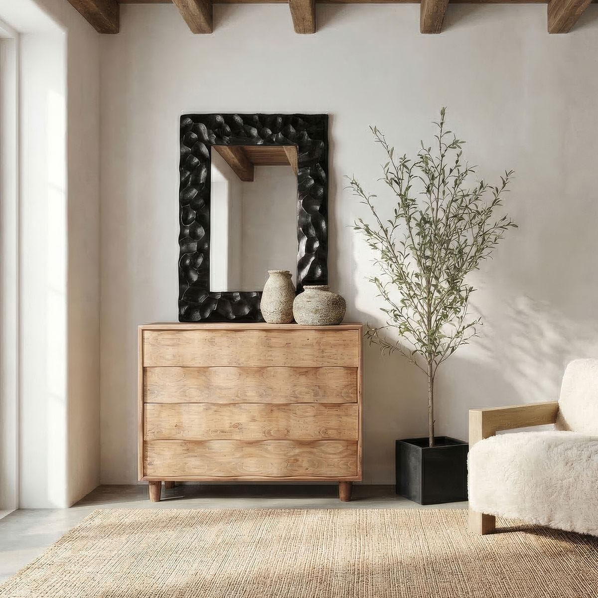 Malosi Mirror - elegant mirror for adding style and light to any room | Image 4 | InSTYLE Home & Rugs