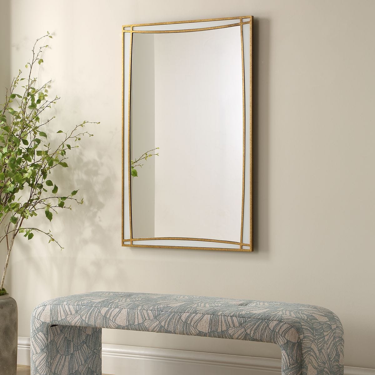 Florence Mirror - perfect for enhancing light and creating a sense of space | Image 3 | InSTYLE Home & Rugs