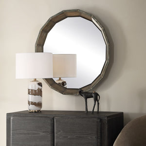 Neve Round Mirror - available in various shapes, sizes, and frame styles | Image 3 | InSTYLE Home & Rugs