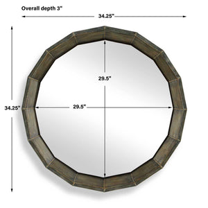 Neve Round Mirror - available in various shapes, sizes, and frame styles | Image 5 | InSTYLE Home & Rugs