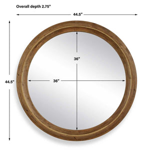 Frontier Round Mirror - modern mirror with sleek design for contemporary interiors | Image 6 | InSTYLE Home & Rugs
