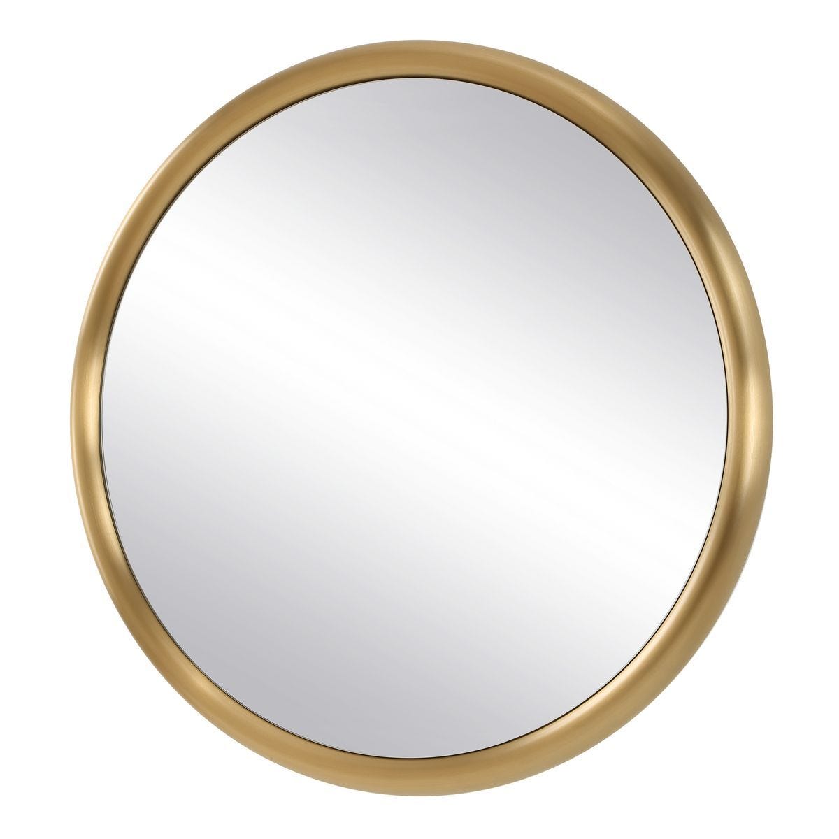 Atkinson Round Mirror - perfect for enhancing light and creating a sense of space | Image 4 | InSTYLE Home & Rugs